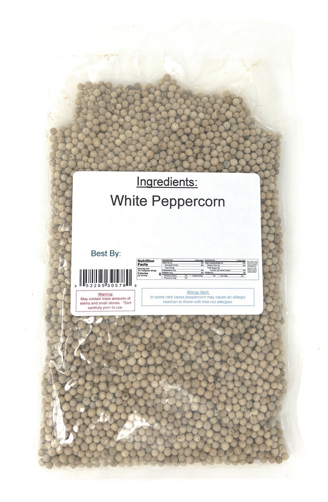 White Peppercorns 8 Ounce Pack ~ YANKEETRADERS® Brand ~ FREE SHIPPING