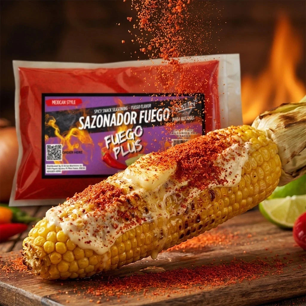 Fuego Seasoning – Extra Spicy Snack Flavor (10 LB) Fuego Sazonador