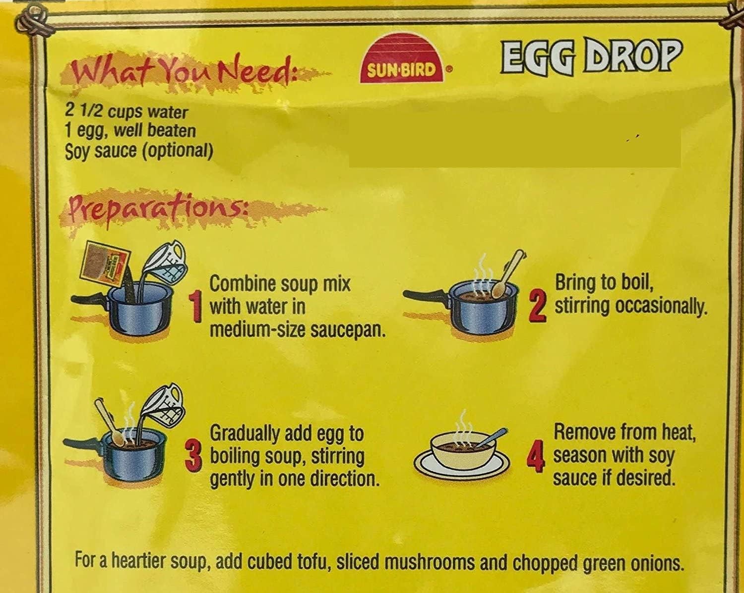 Egg Drop Soup Mix, 1 oz – 24 Pack for Quick, Delicious Meals