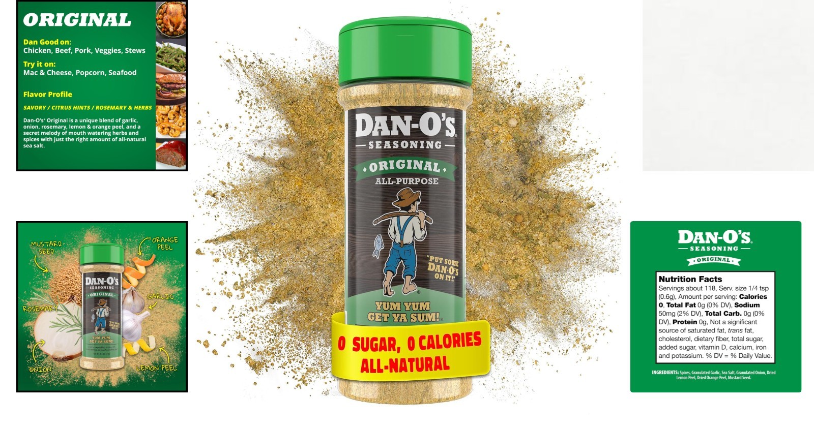 2.5 oz All-Purpose Seasoning – Zero Calorie and Sugar Free Delight