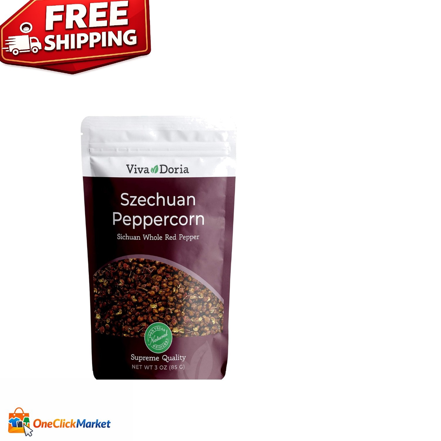 Authentic Red Szechuan Peppercorns, 3 Oz – Elevate Your Culinary Creations