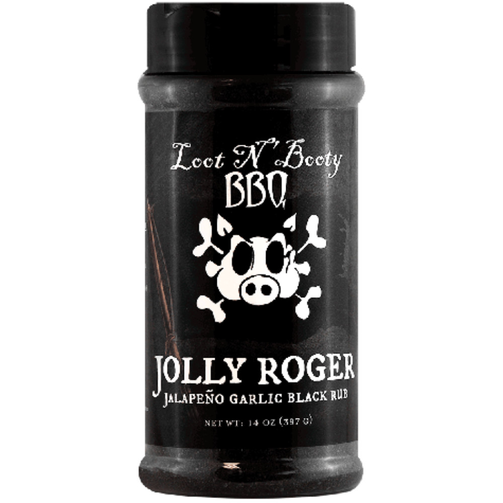 Loot N’ Booty Jolly Roger Jalapeno Garlic BBQ Rub Seasoning 14oz