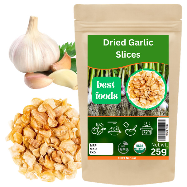 Dried Garlic Slices – 100% Natural Pure Grade A Premium Quality