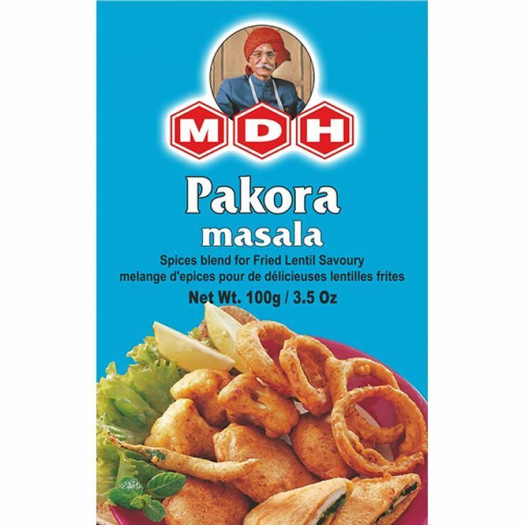 MDH Pakora Masala (spices blend for fried lentil savoury) 100g (pack of 4)
