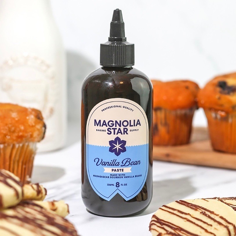 Magnolia-Star Vanilla Bean Paste Squeeze Bottle 8 fl oz Gourmet Baking