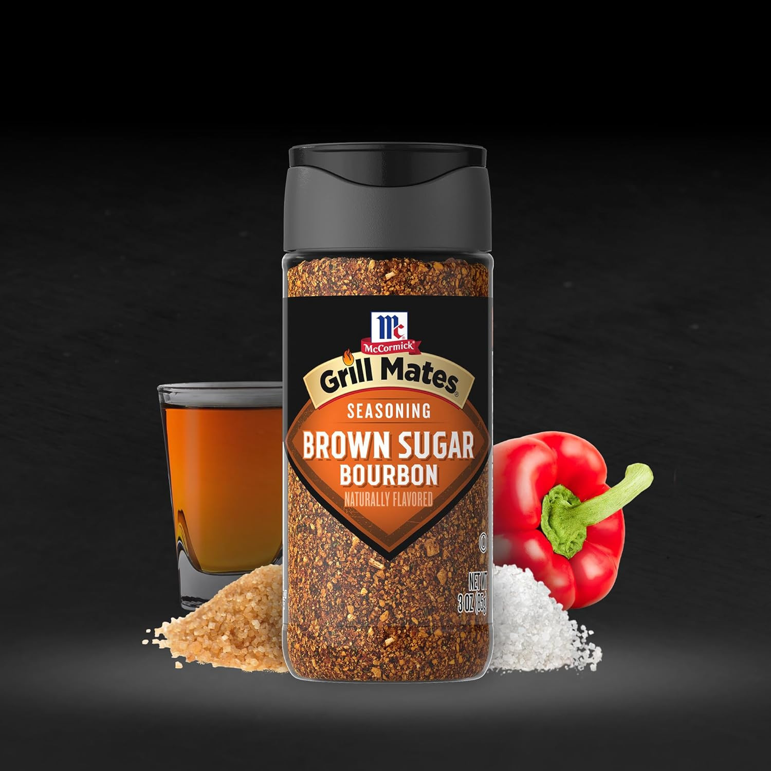 Mccormick Brown Sugar Bourbon Seasoning 3oz Sweet Smoky Flavor for Grilling