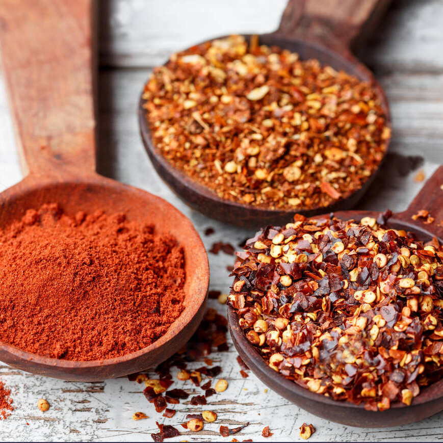 Red Chili Pepper Flakes Crushed Dried Seasoning Hot Spicy Ceylon Whole Chilli