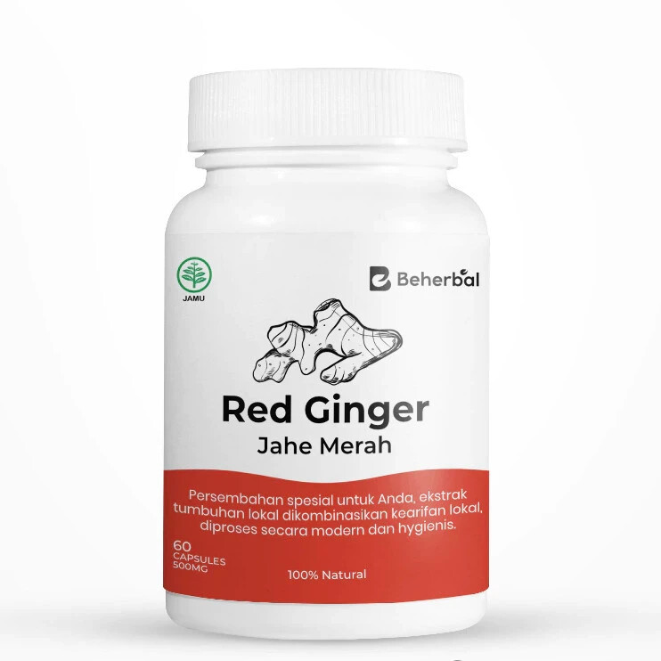 Red Ginger Caps Natural Organic Herbs Spices Fresh Pure Hygienic Premium