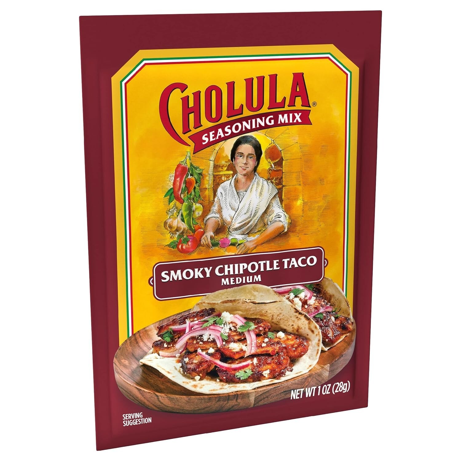 Cholula Smoky Chipotle Taco Seasoning Mix, 1 oz (Pack of 1 Ounce 12)