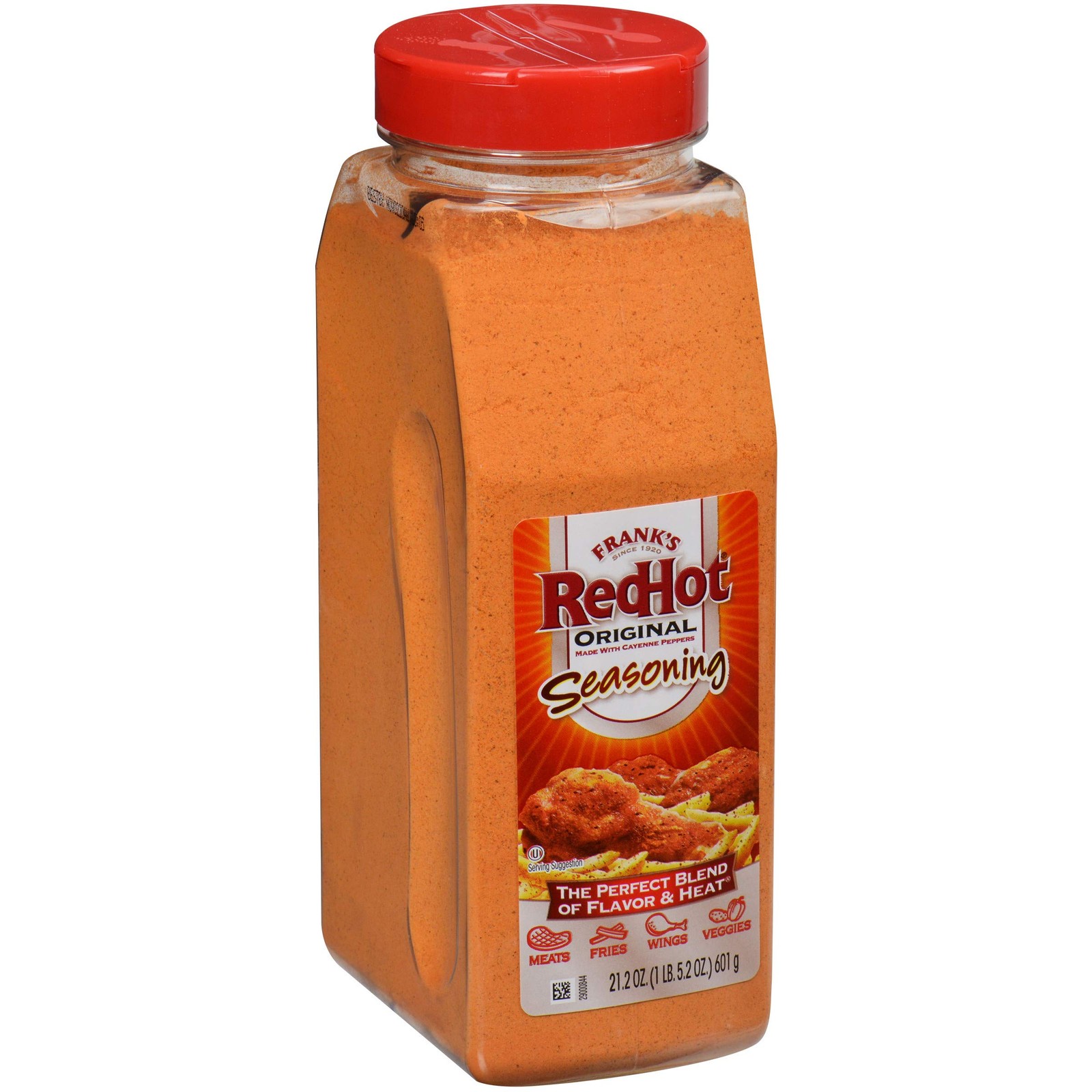 Frank’s Redhot Original Seasoning, 21.2 Oz – One 21.2 Ounce Container