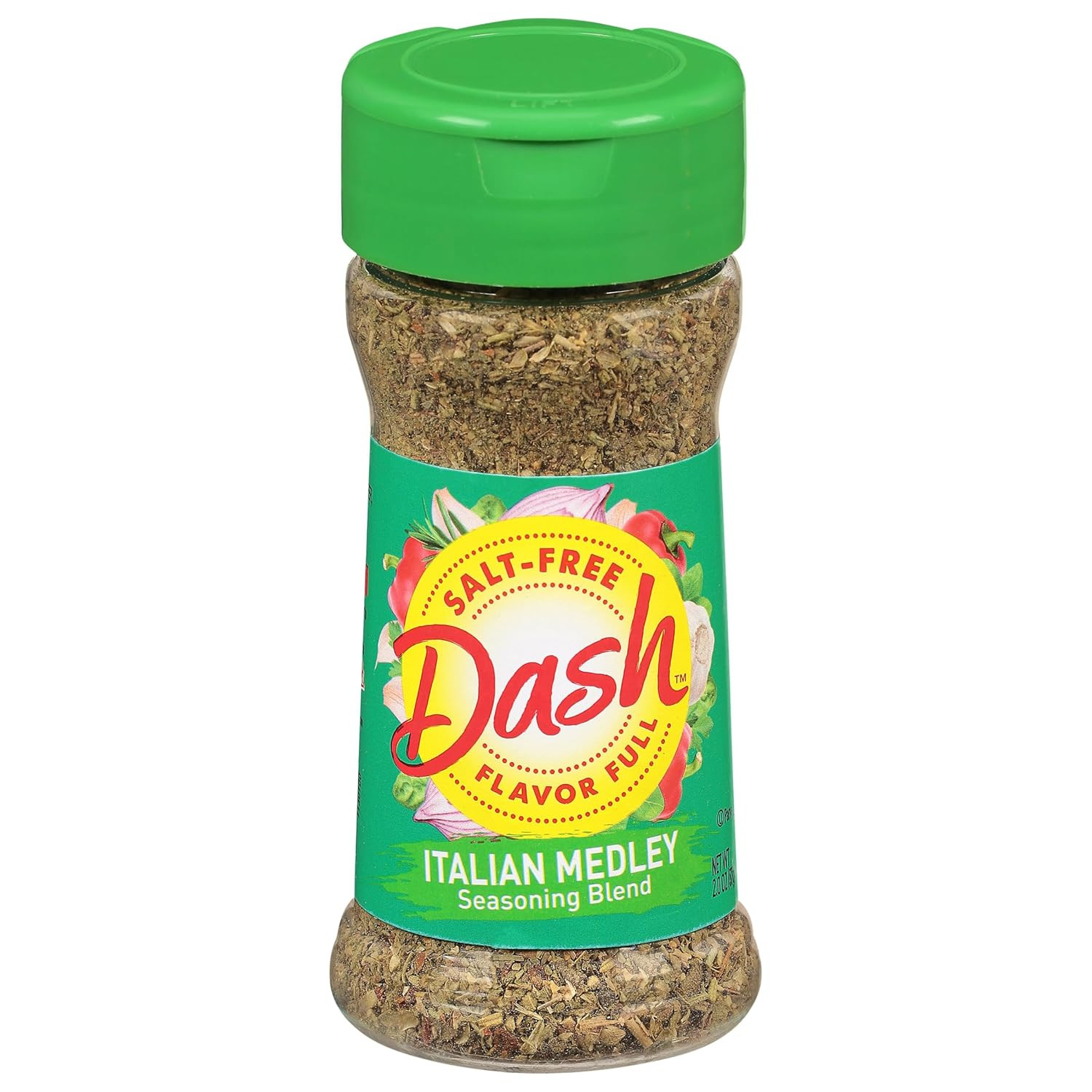 Dash Salt-Free Seasoning Blend, Tomato, Basil and Garlic, 2 Ounce (Pack of 8)
