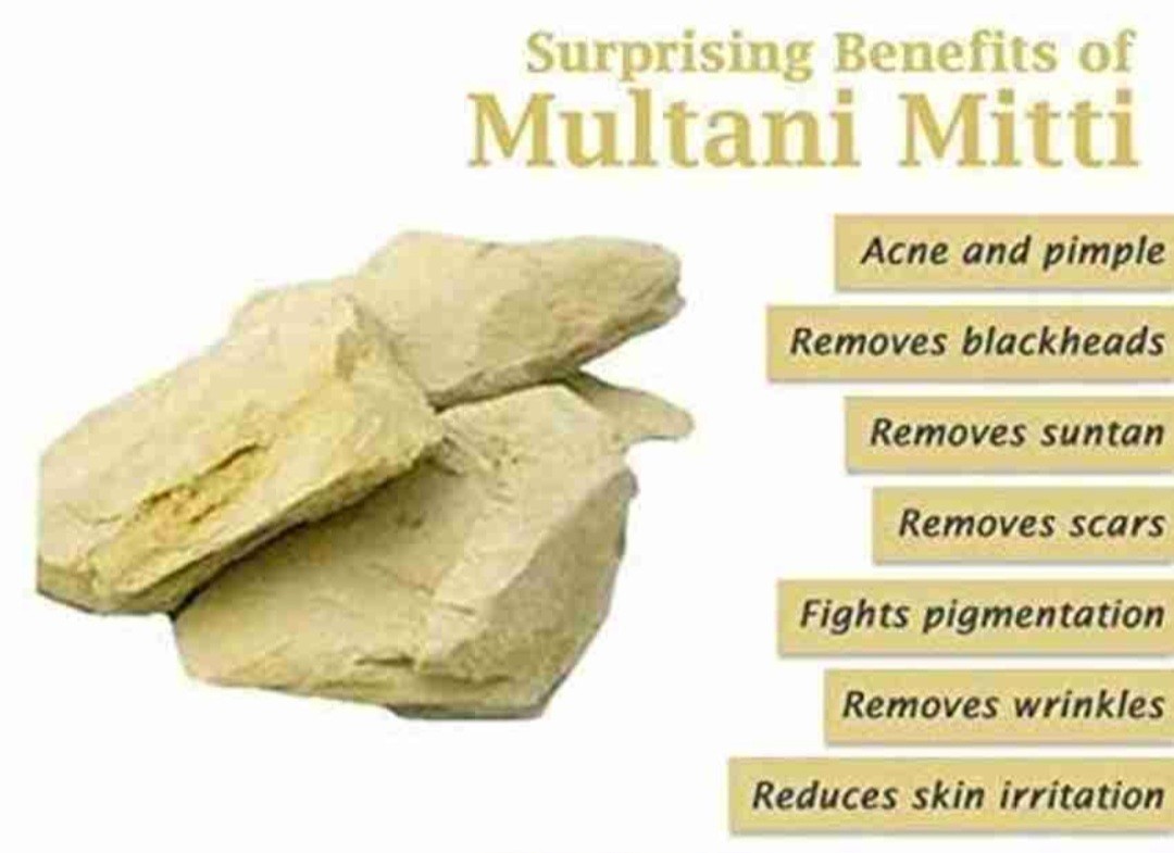 Natural Multani Mitti Powder for Exfoliating, Soothing, Nourishing, Smoothing