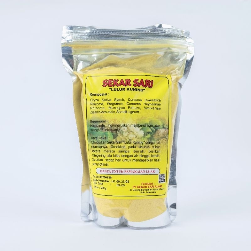 Yellow Body Scrub 500g External Use For Body Routine Natural Aroma