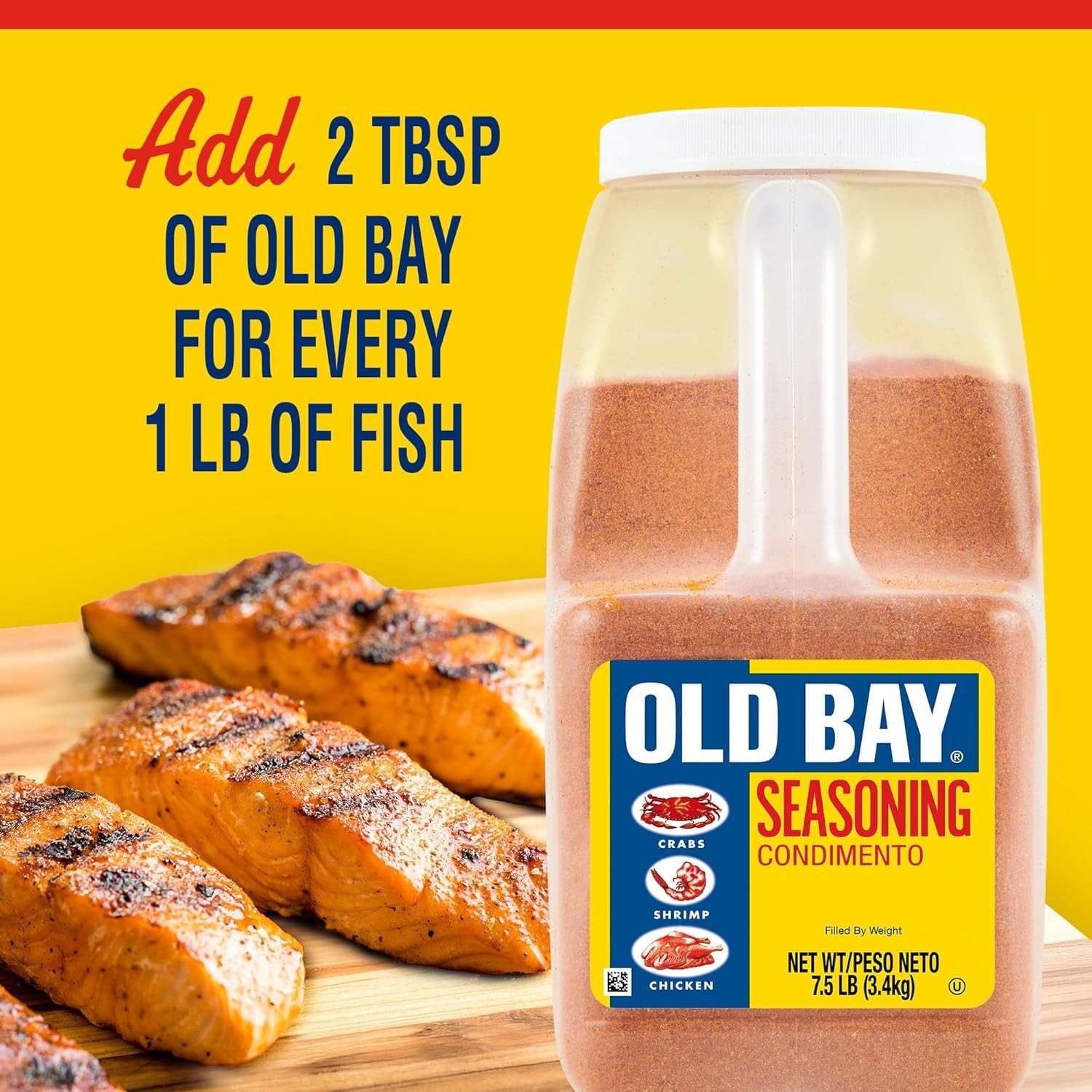 OLD BAY Seasoning, 7.5 lb – All-Purpose Seafood Seasoning^-^
