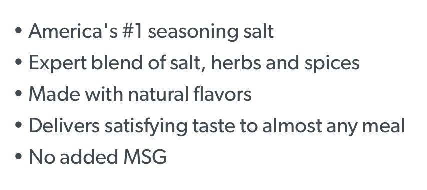 Lawry’s Seasoned Salt (40 oz. x 2pk)