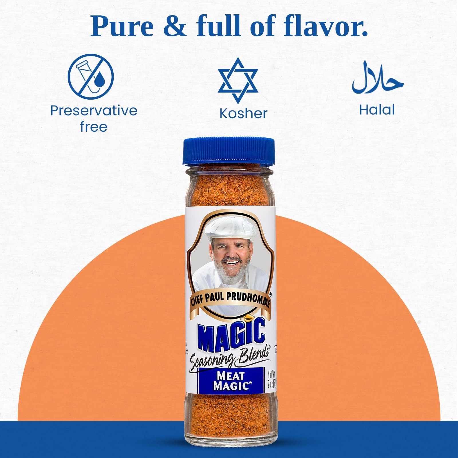 Chef Paul Magic Seasoning Blends Meat | Bold & 2 Ounce (Pack of 1)