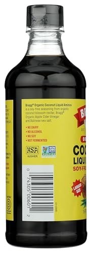 Coconut Liquid Aminos Seasoning 16 oz Soy-Free Teriyaki Sauce Alternative