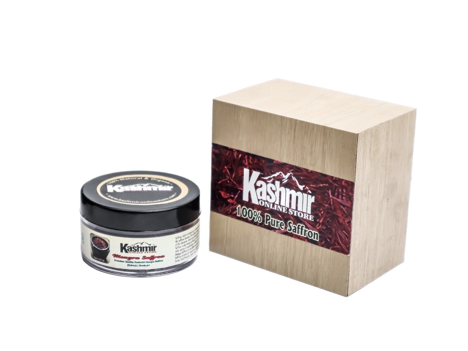 A+Grade Premium Quality Red Kashmiri Saffron Original Pure 10Gm Kesar Spice Box.