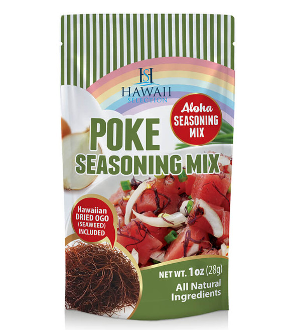 HAWAIIAN STYLE POKE MIX SEASONING for Tuna Ahi Aku Sashimi Limu Pupus