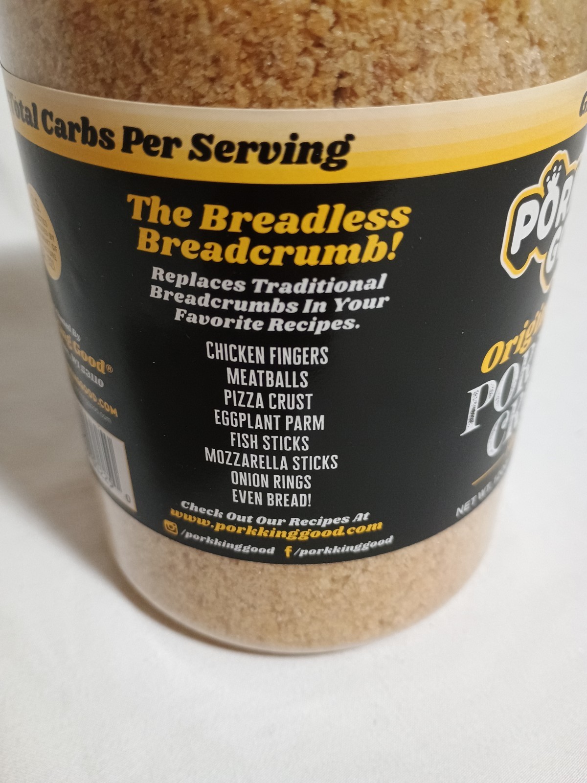 PORK KING GOOD Low Carb Keto Pork Rind 12 Oz🏵Carnivore / Gluten-Free Paleo Diet