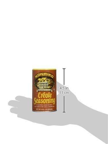 Konriko – Creole Seasoning 6 oz (Pack of 3) – Wheat Free 2 Ounce
