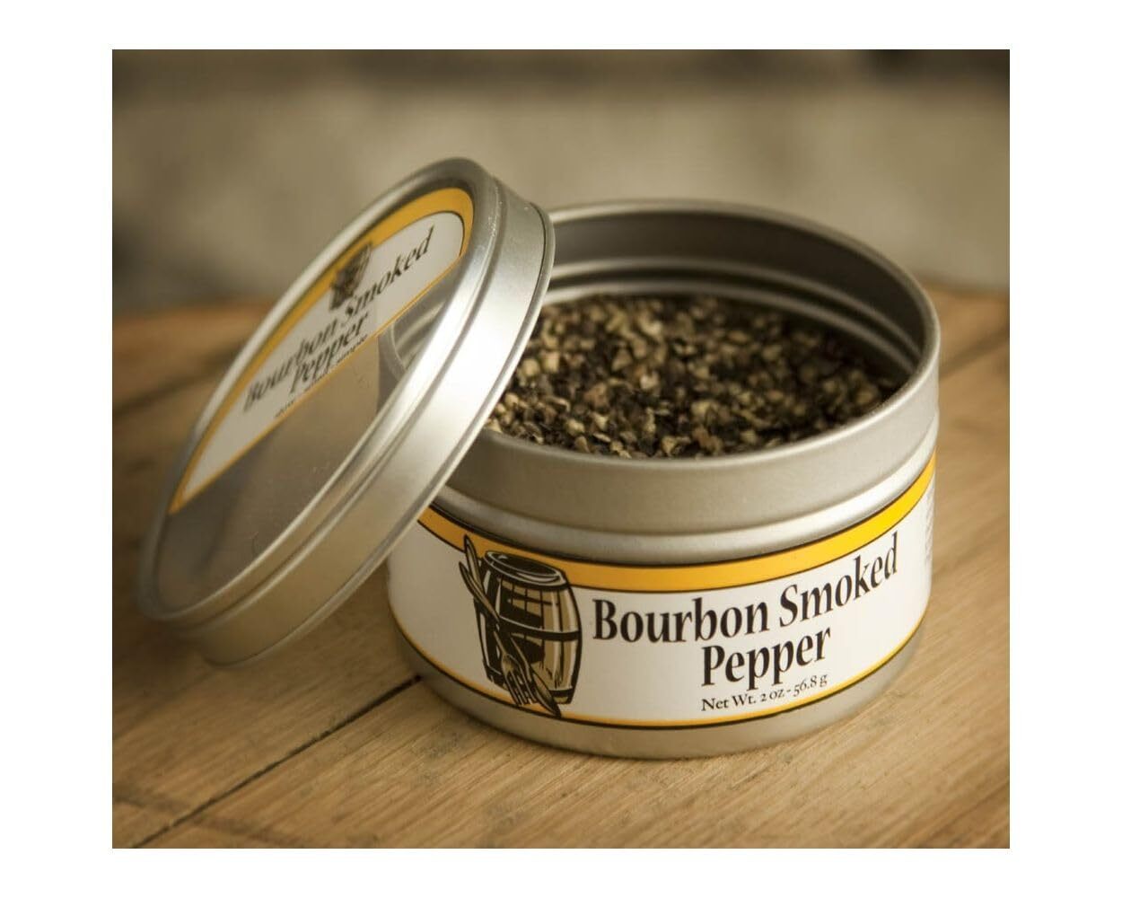 Bourbon Smoked Pepper Coarse Ground 2oz Perfect for Grilling Burgers Steaks V…