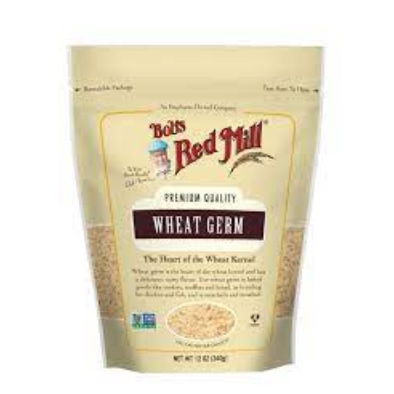 2x Bob’s Red Mill Wheat Germ Raw Toasted Natural Baking Cooking Supply Lot 12oz
