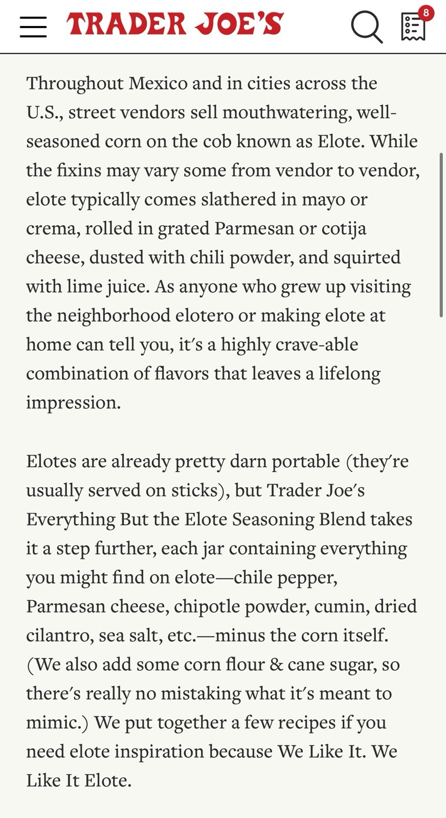 2 Pack Trader Joe’s EVERYTHING BUT THE ELOTE Seasoning Blend 2.3oz each