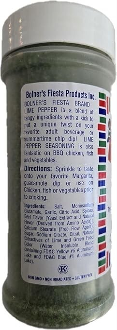 Fiesta Lime Pepper Seasoning 5.5 oz 2-Pack Kosher Vegan