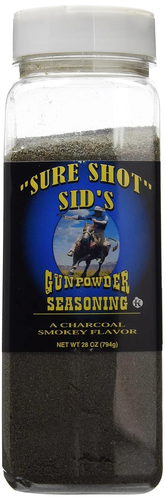 Sure Shot Sid’s Gunpowder Seasoning All-Purpose BBQ Rub & Grill Seasoning 28 oz