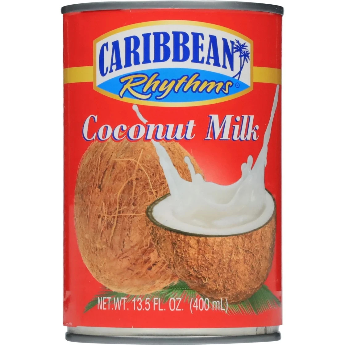 4 Pack Caribbean Rhythms Coconut Milk 13.5 oz Cans Creamy Coconut Cooking Milk