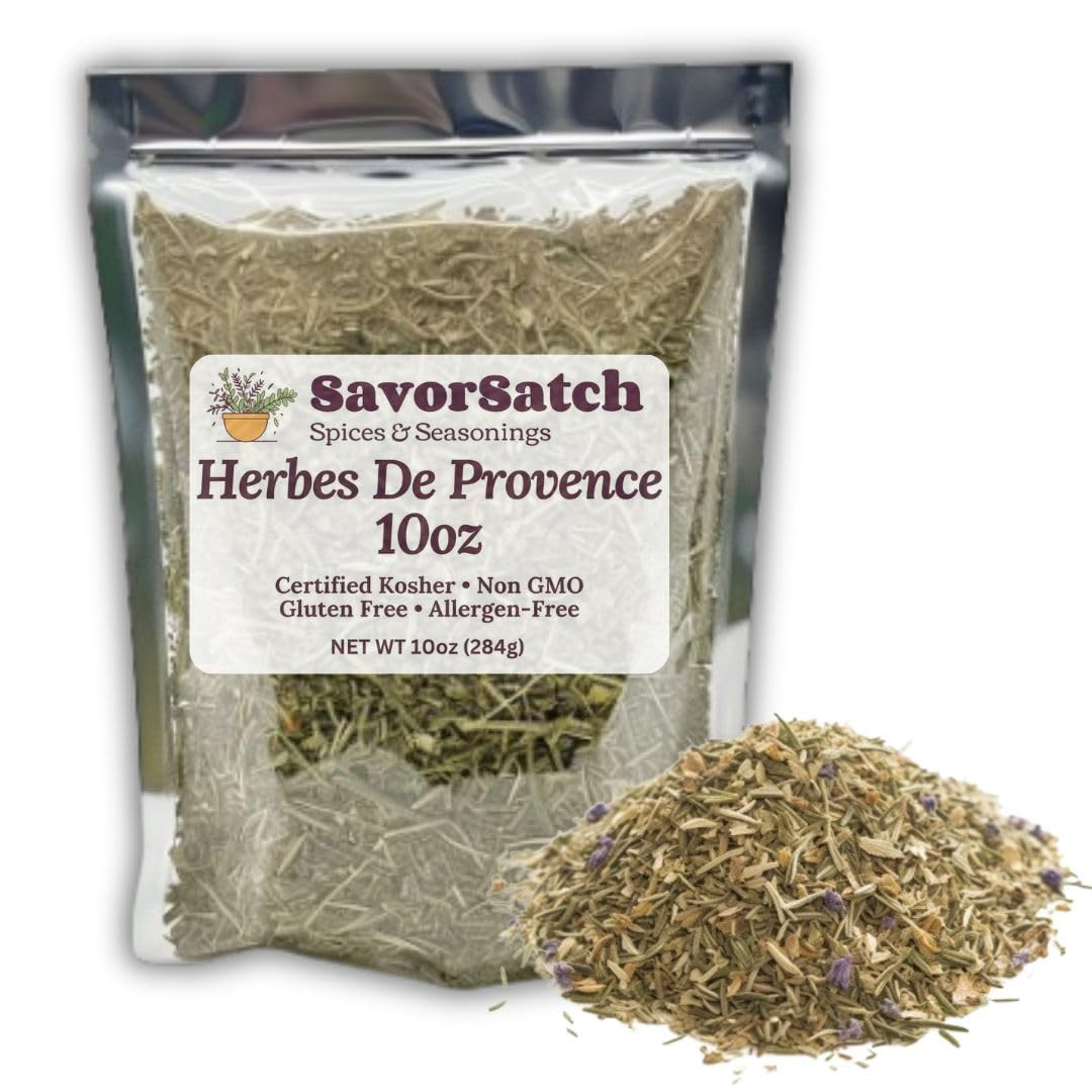 Savorsatch Herbs of Provence Herbes De Provence – 10Oz Resealable Pouch, Fresh a