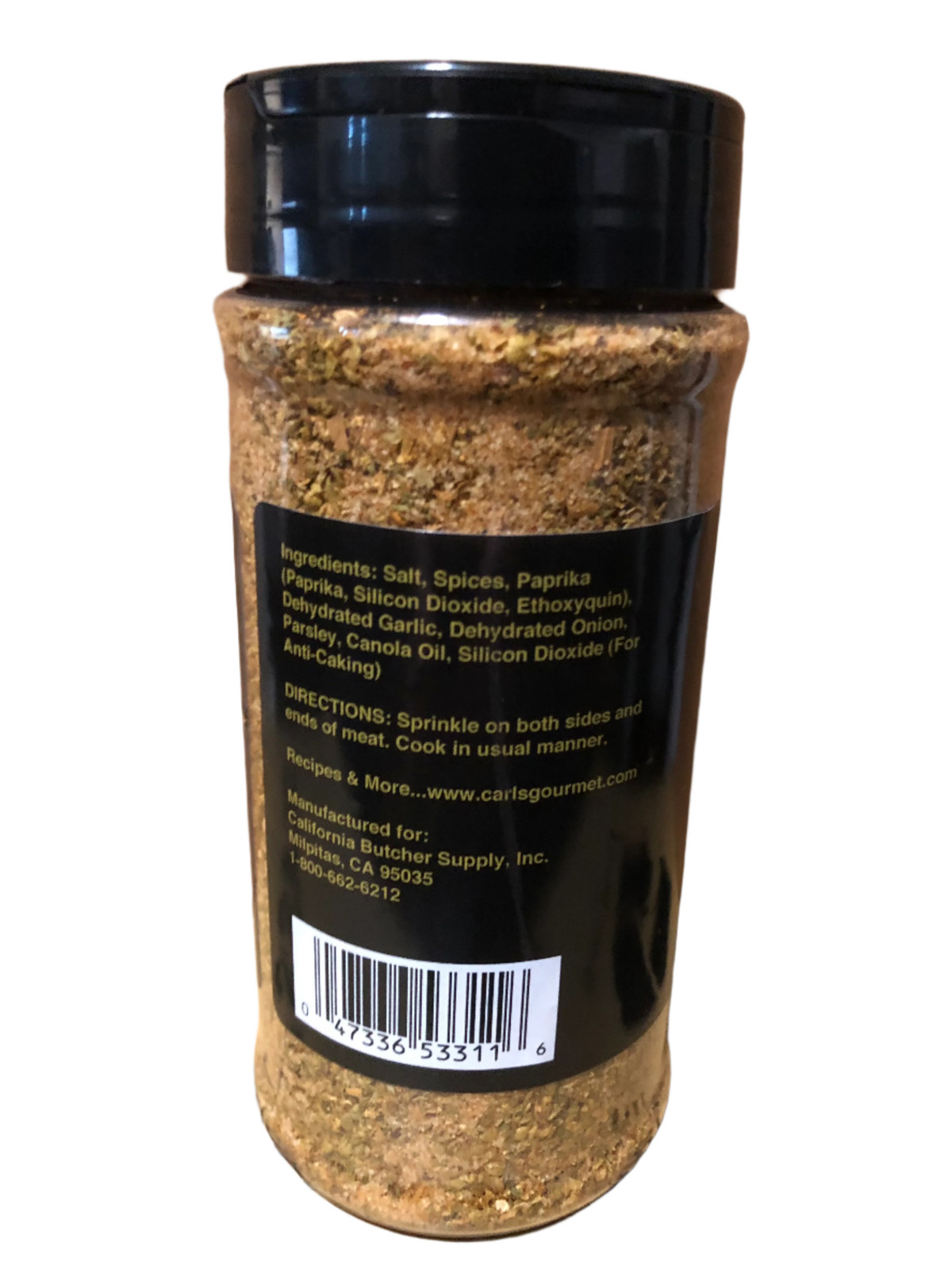 Carl’s Gourmet All Natural Prime Rib & Roast Seasoning – 16 oz