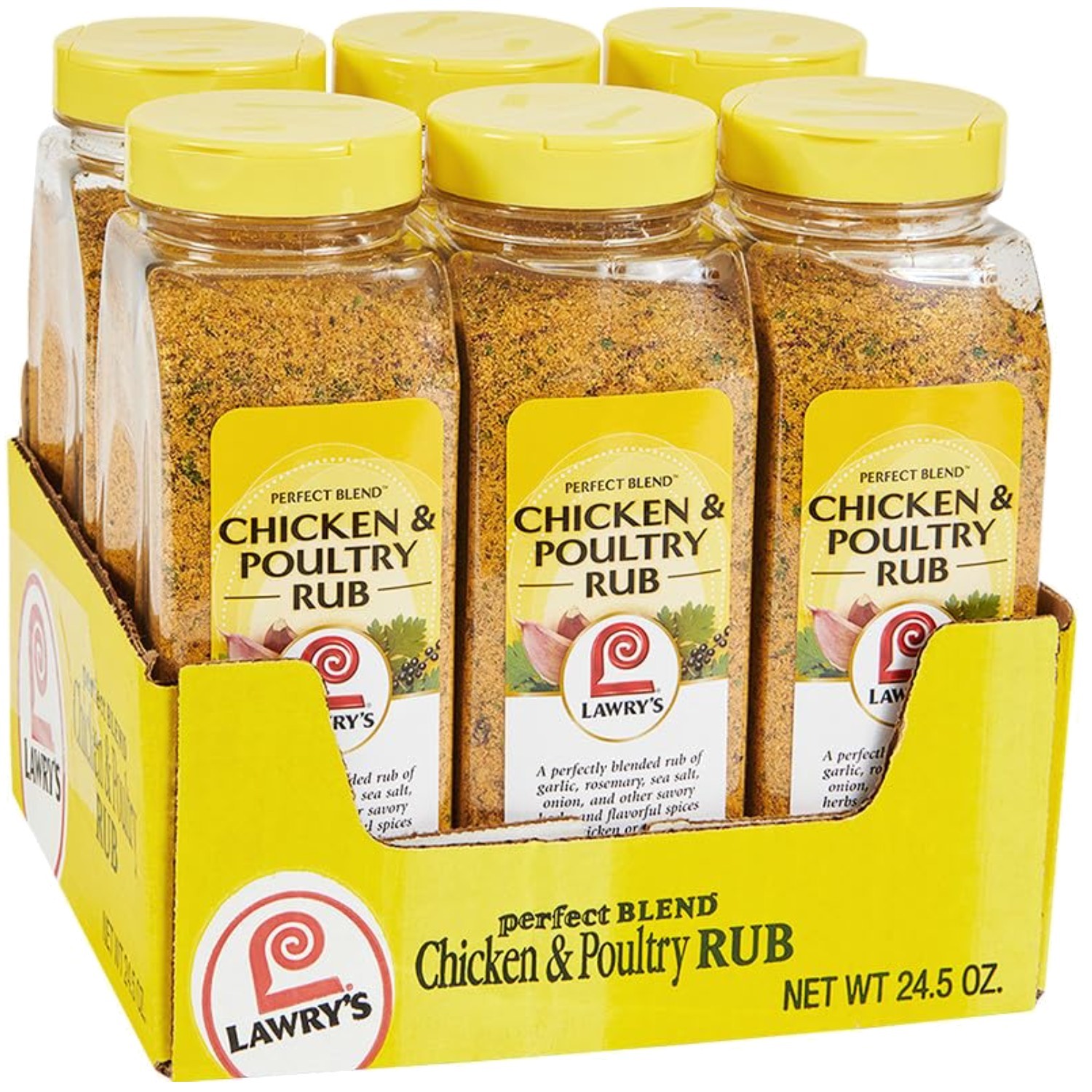 Bold Chicken & Poultry Seasoning Blend, 24.5 oz, Pack of Six