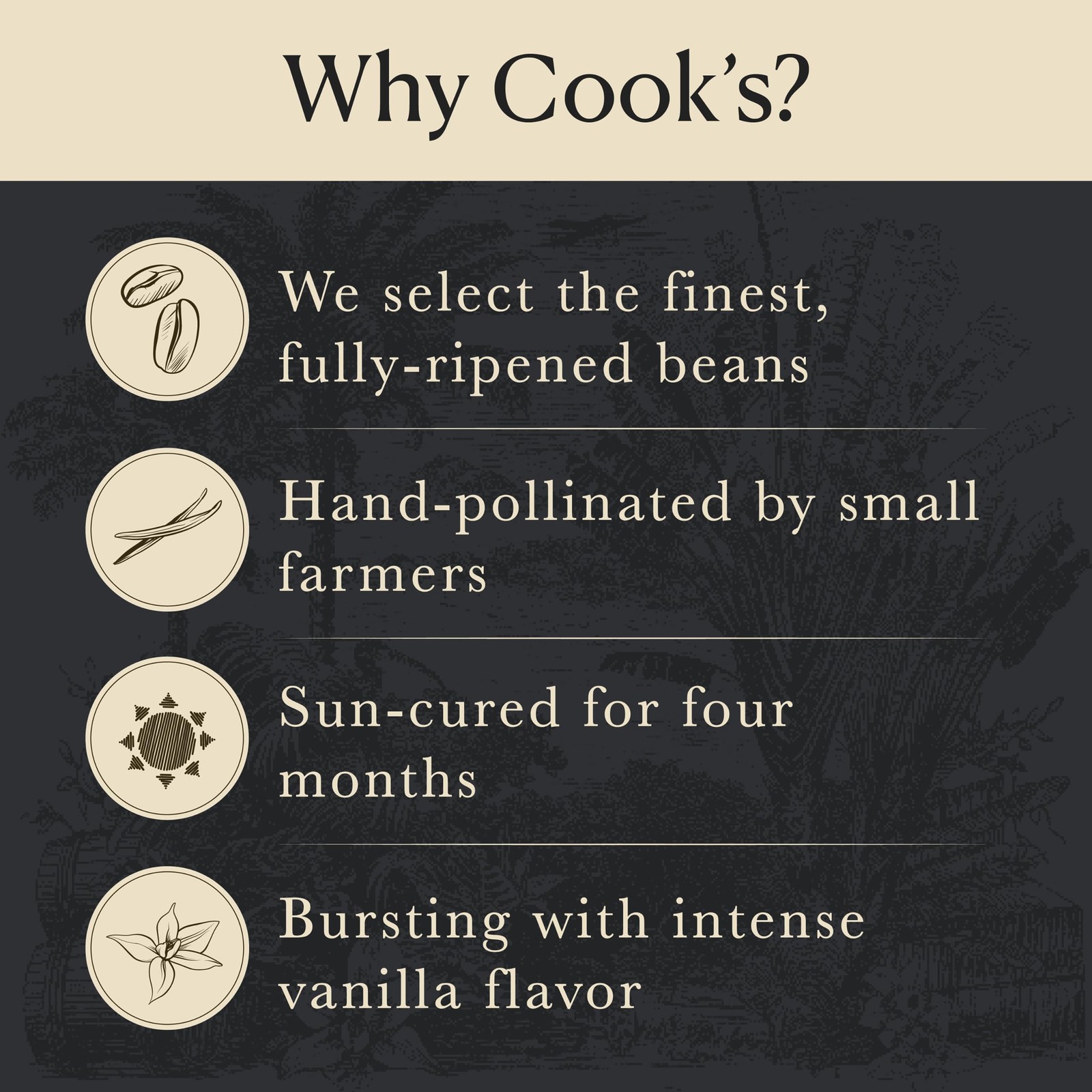 Cook’s, Pure Vanilla Powder, World’s Finest Gourmet Fresh Premium Vanilla,