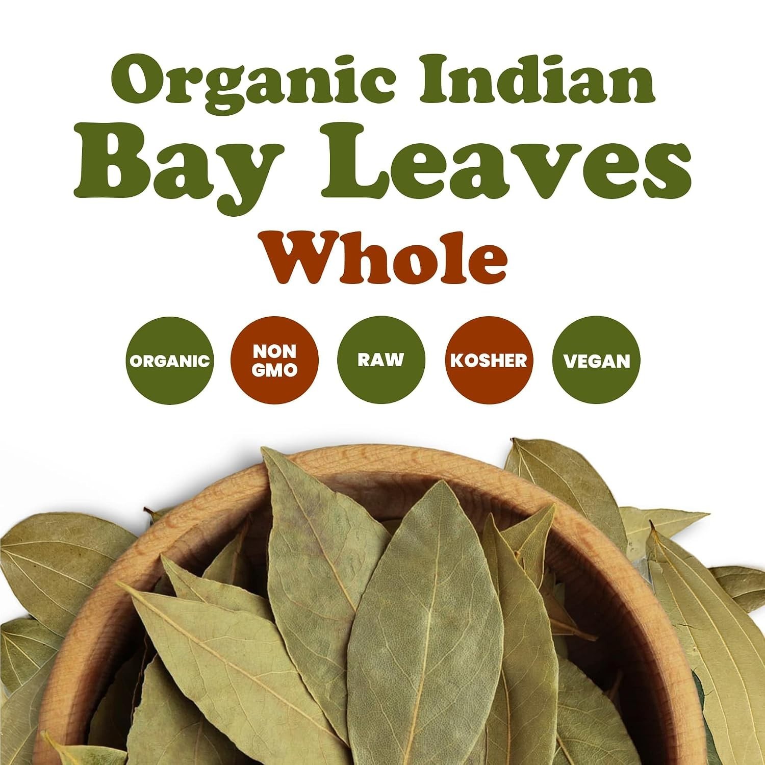 Bulk Organic Bay Leaves – Dried, Aromatic, Great for Cooking