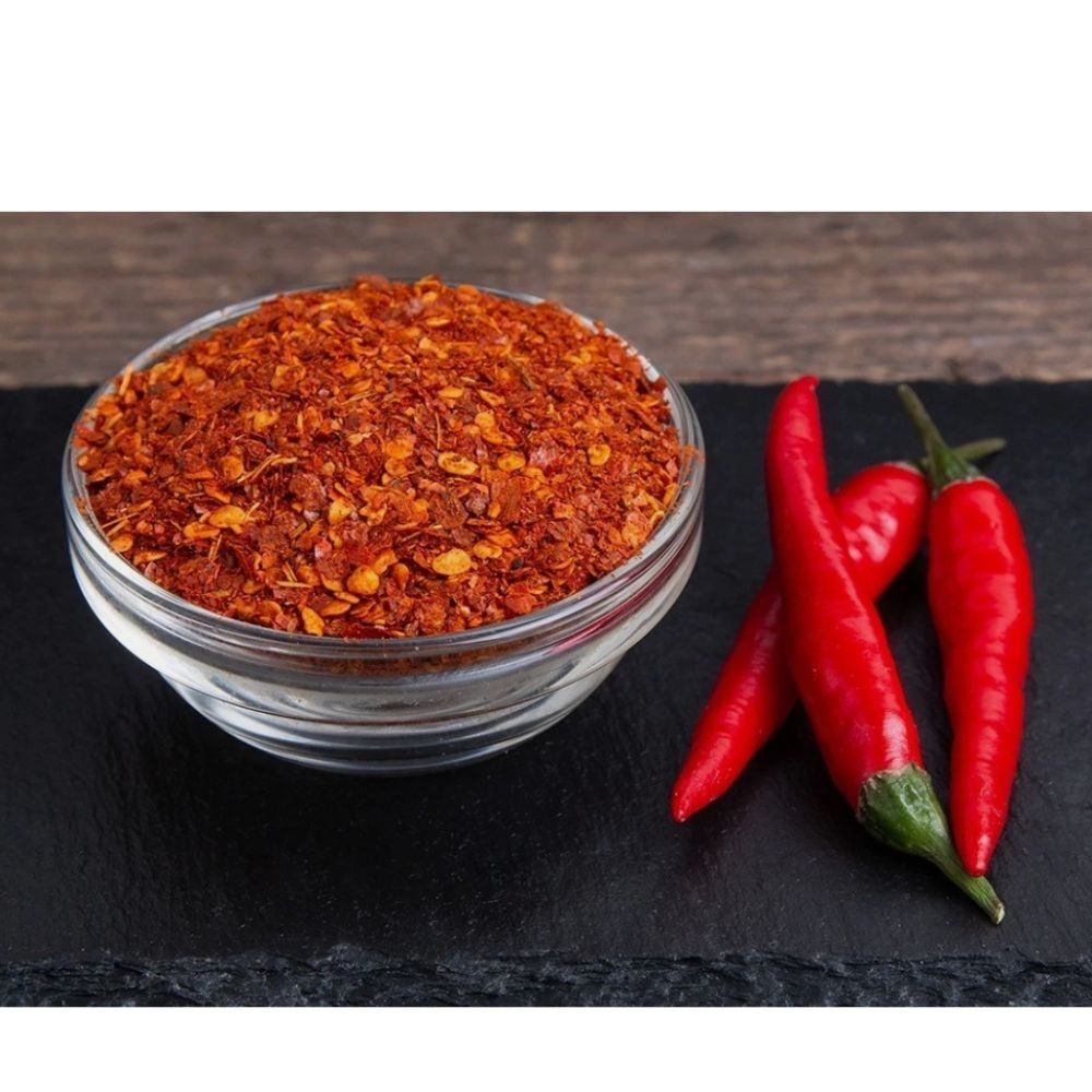 Chill Raitip Brand Powder, Thai Ground Chili Thai High Quality 100g pack 2