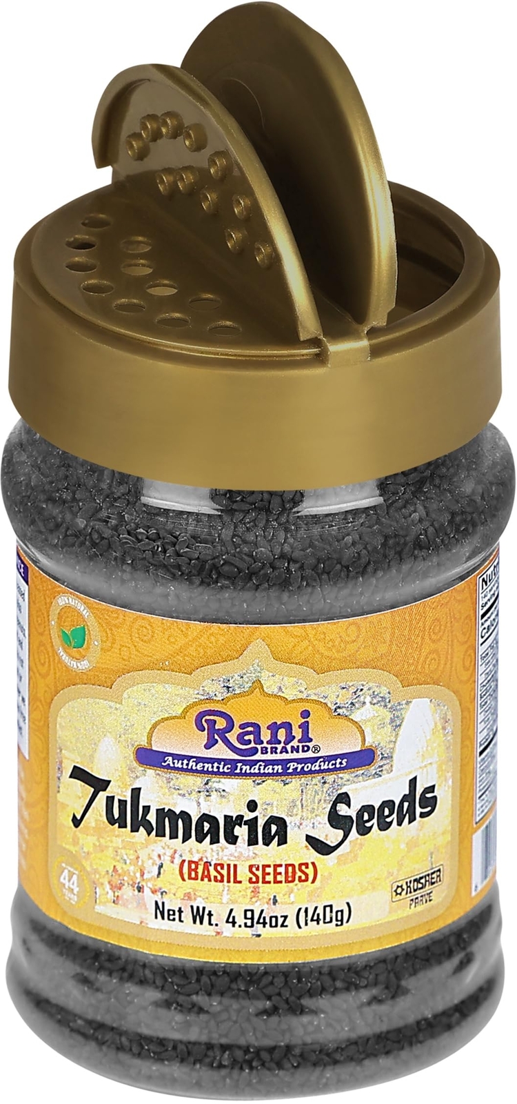 Rani Tukmaria (Natural Holy Basil Seeds) 4.94oz (140g)