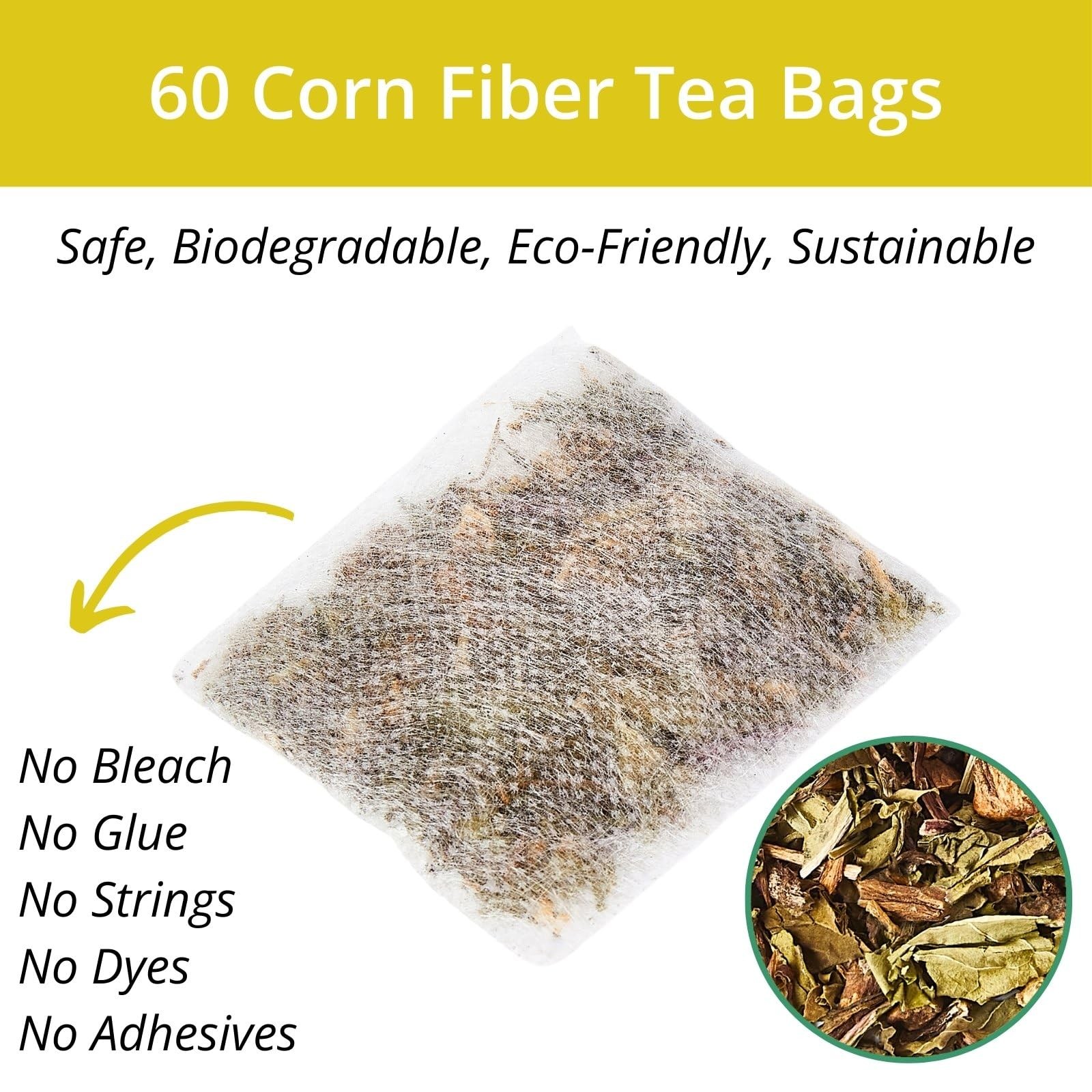 55 Dandelion Tea Bags, 3g/Bags 5.82oz, VitalForest Natural Leaf…
