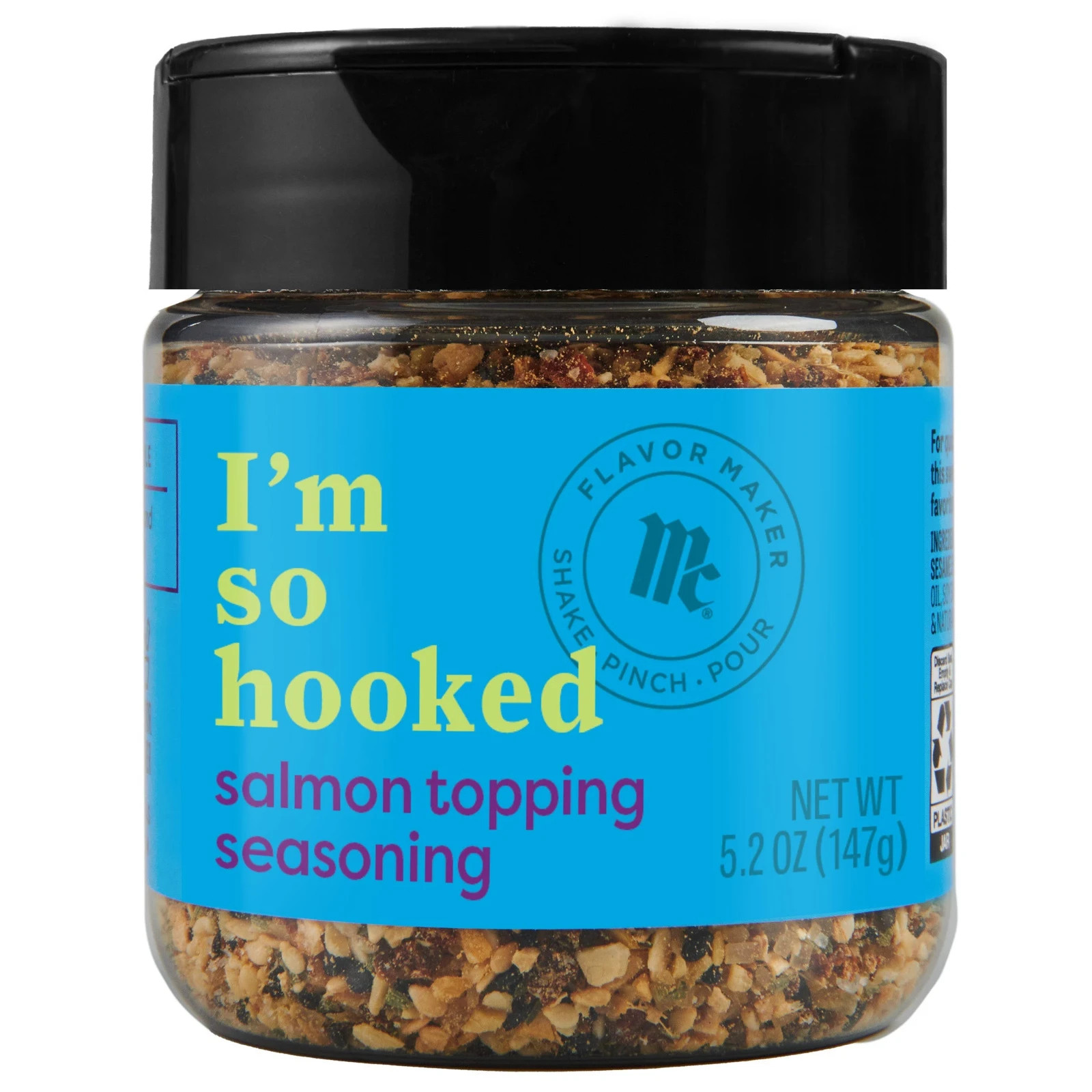 Mccormick Flavor Maker Salmon Topping Seasoning, 5.2 oz Jar | FREE SHIPPING