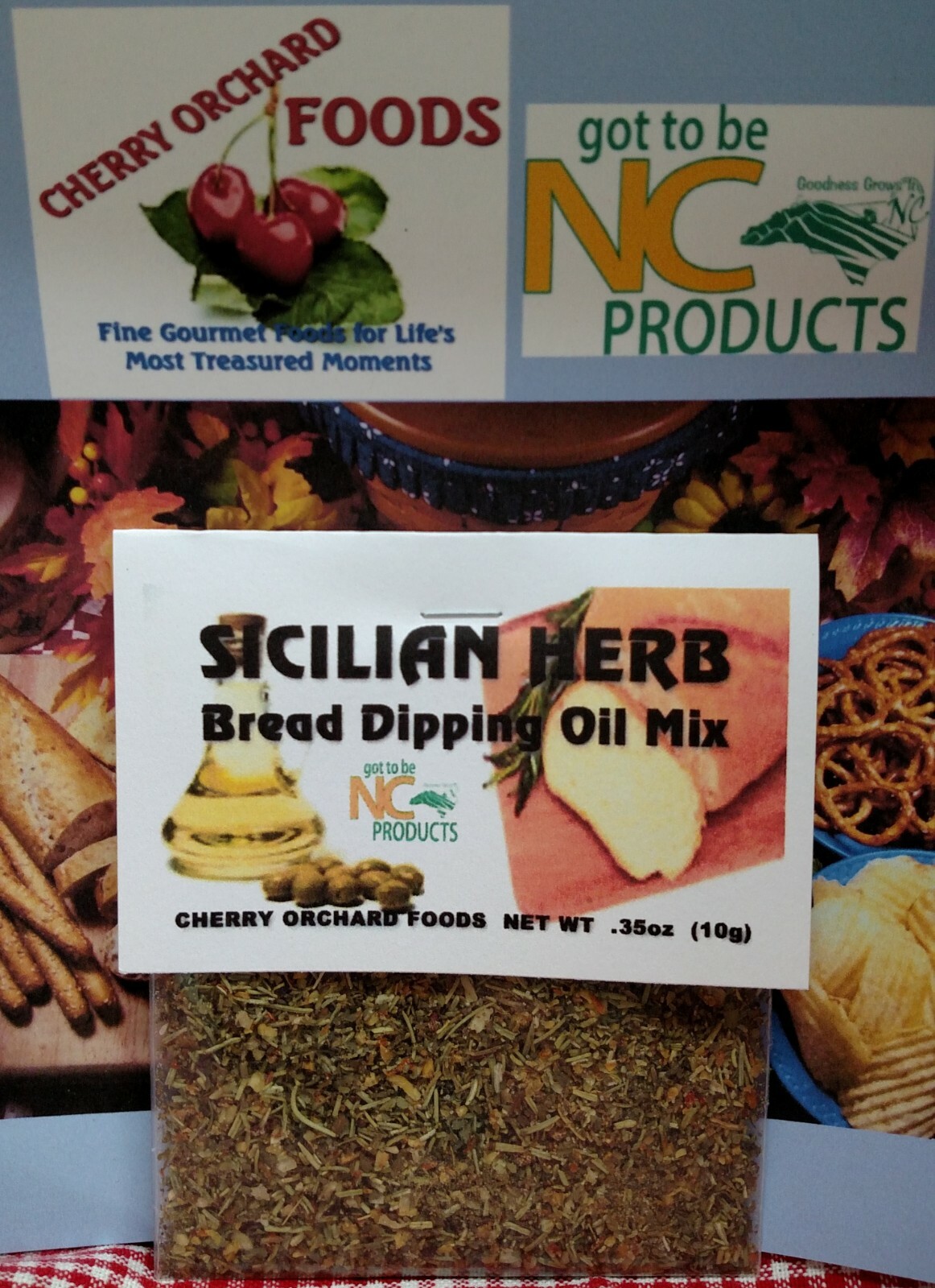 Sicilian Herb Bread Dipping Oil Mix (2 mixes) Seasoned Vegetables