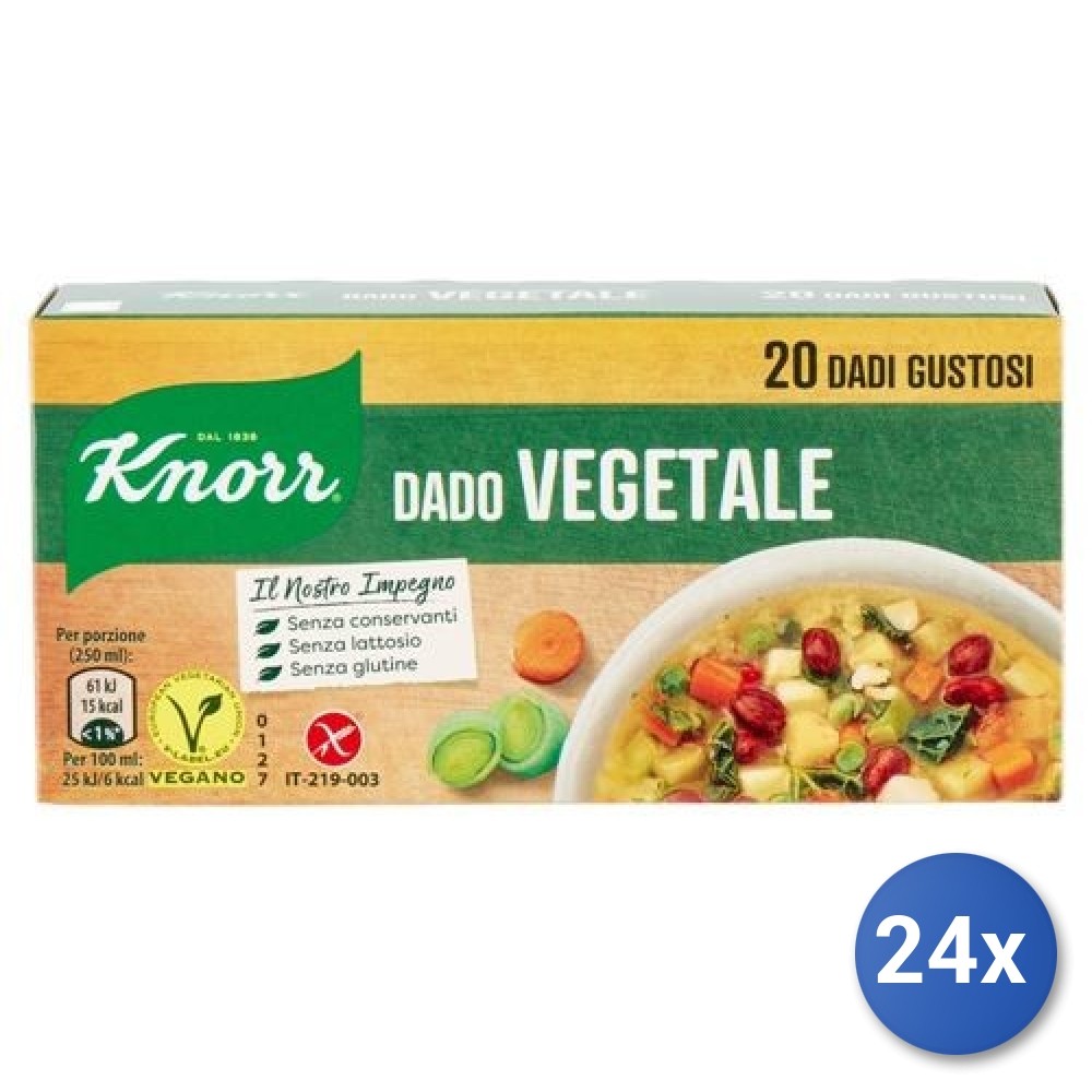 24X Multipack Knorr Vegetable Stock Cubes Gluten Free