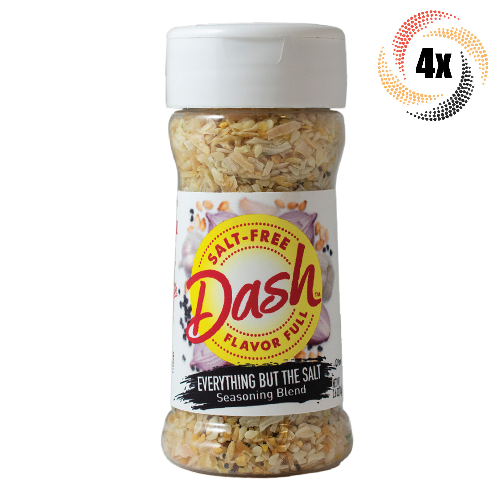 4x Shakers Mrs Dash Everything But The Salt Seasoning Blend | 2.6oz | Salt Free