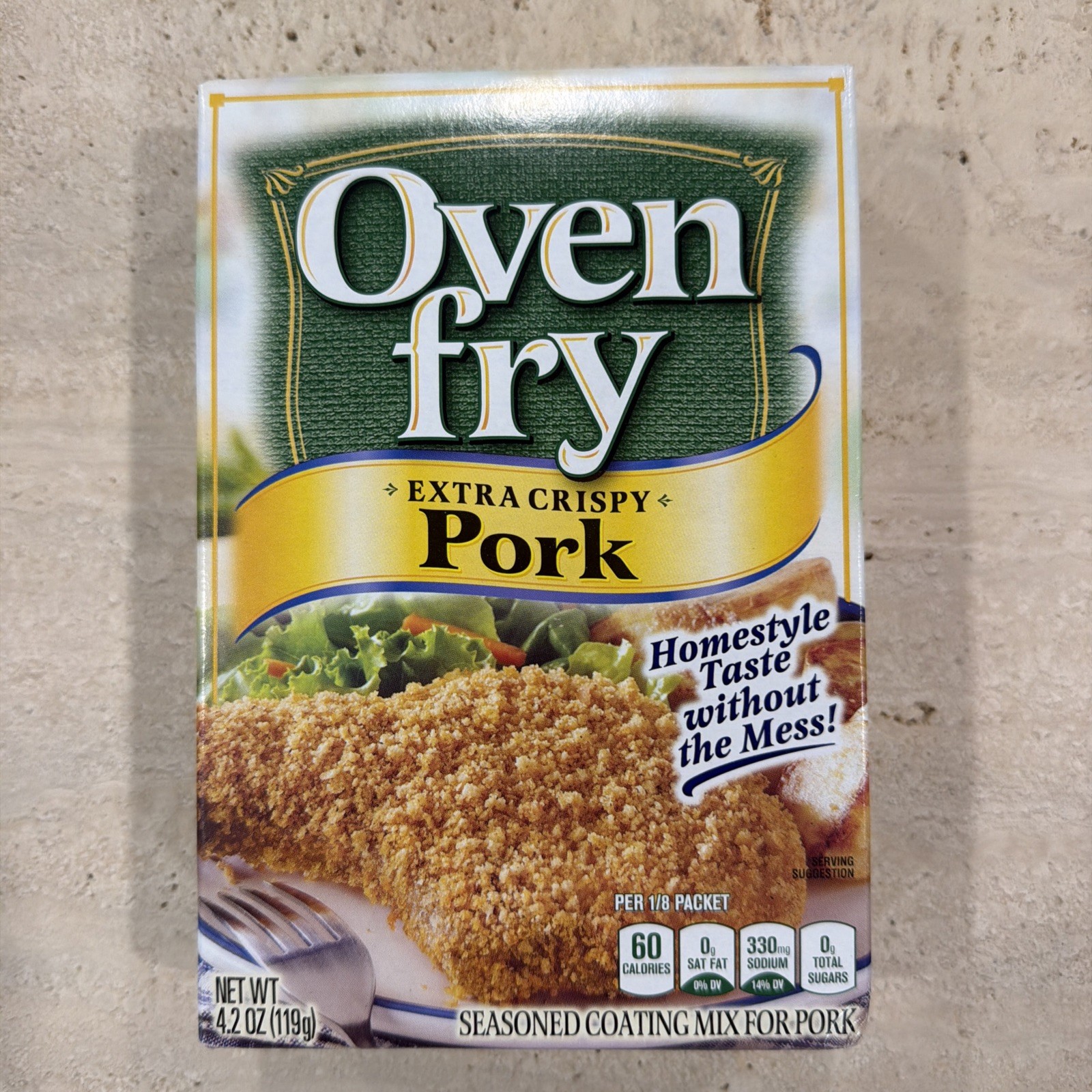 Oven Fry Extra Crispy Pork Seasoned Coating Mix