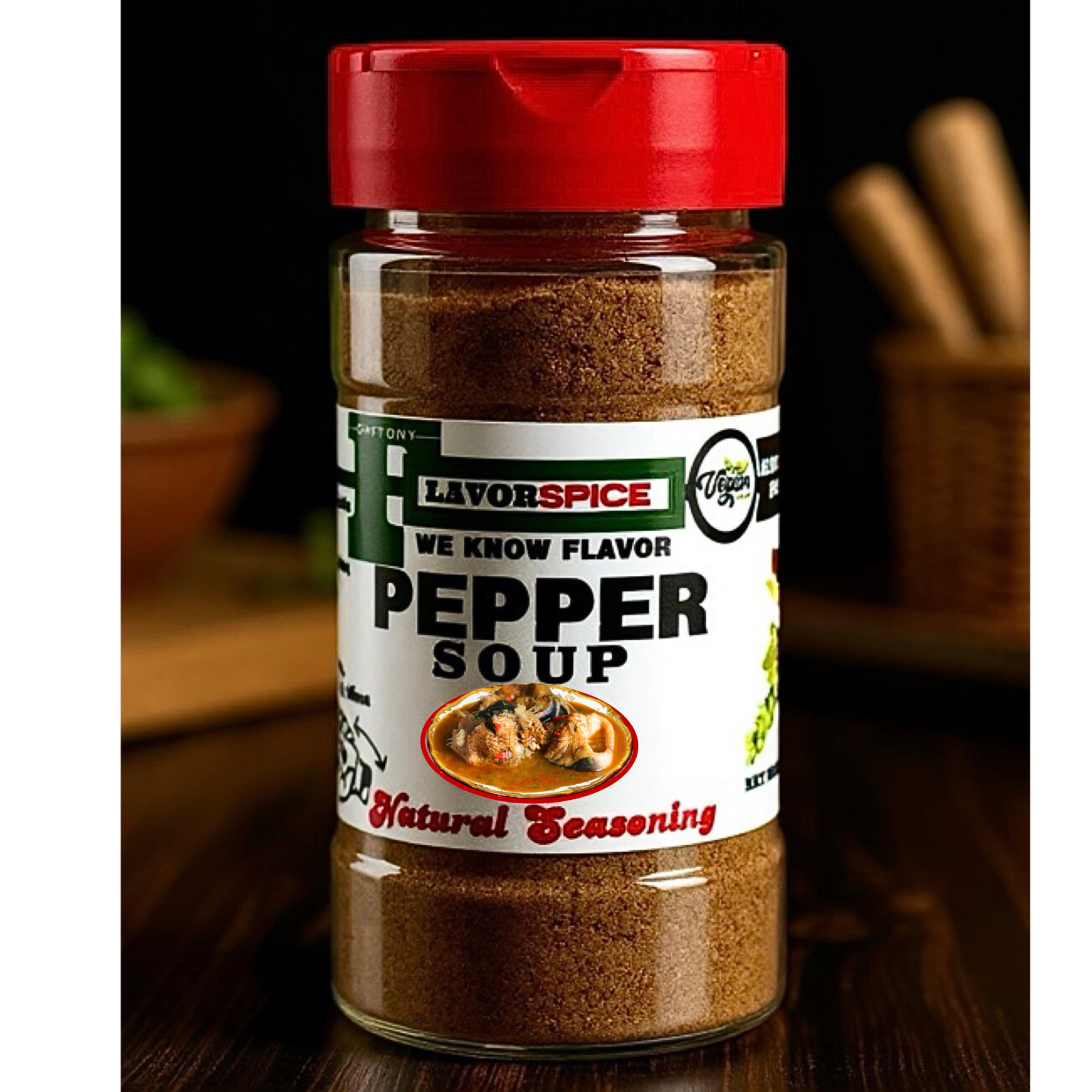 Pepper Soup Seasoning Made with 100% Natural Herbs and Spices with No Artificial