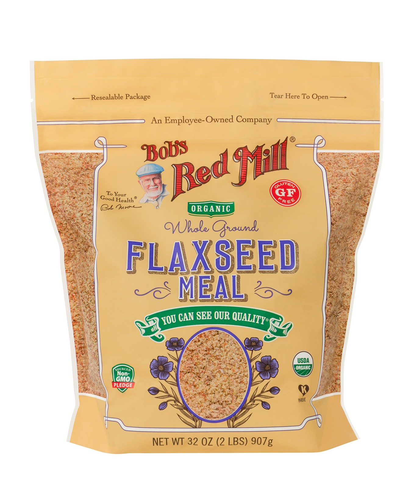 Organic Almond Flour Meal 32oz 4 Pack Baking Low Carb Keto Gluten Free