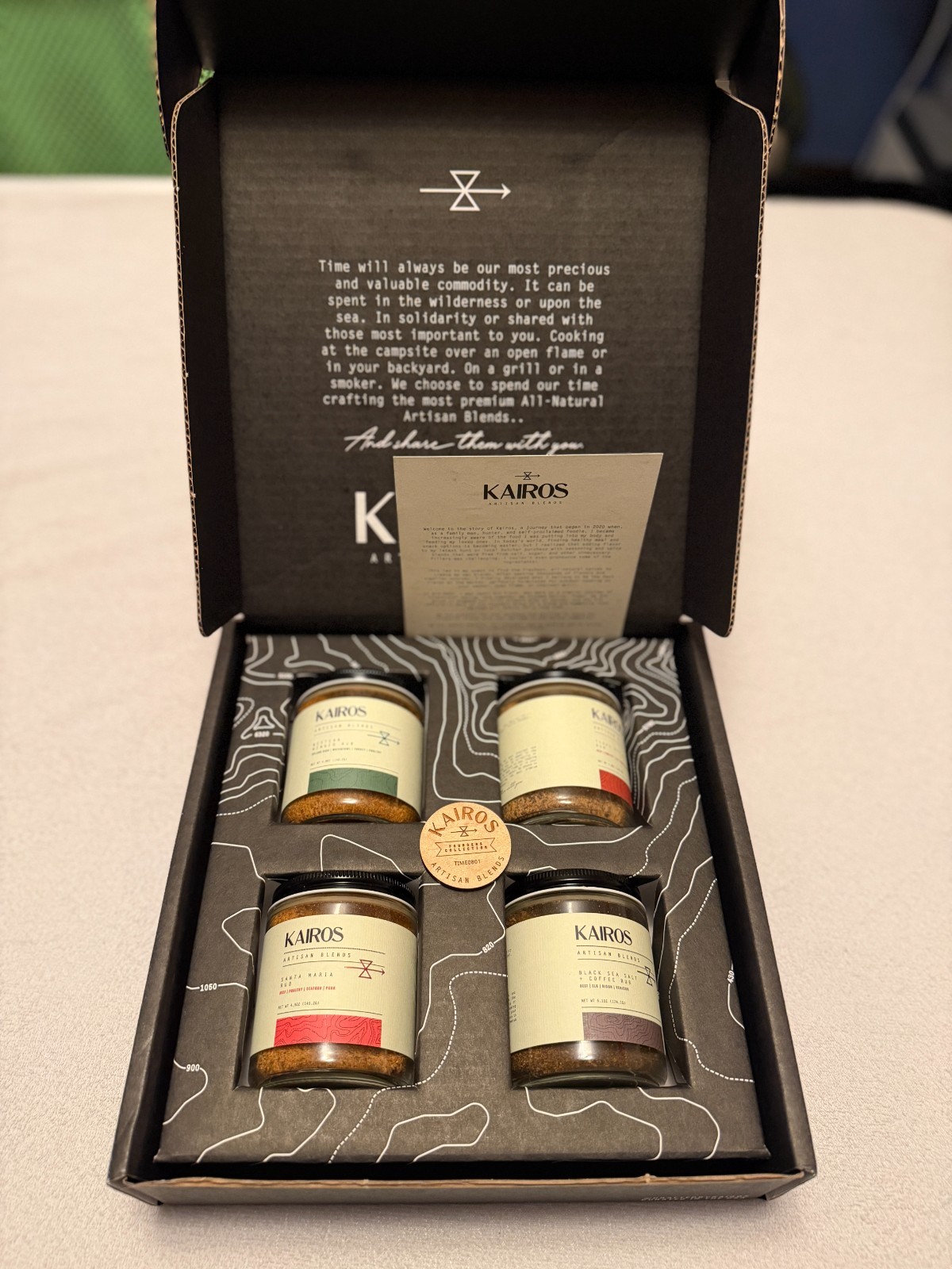 Kairos Artisan Blends, 4 pack of spices