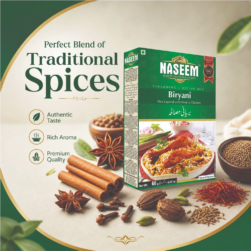 Naseem Bombay Biryani Recipe Masala – 60g (2.11 oz)