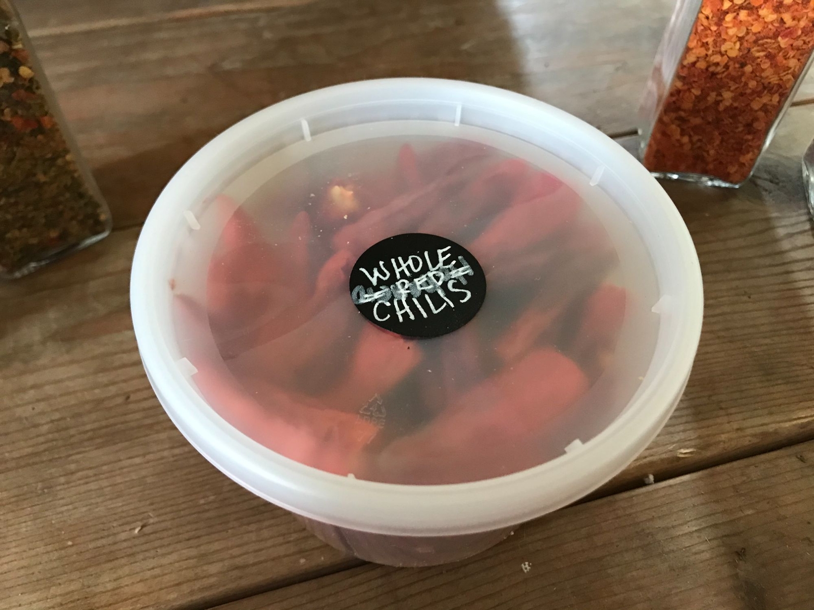 Whole Dehydrated Red Chili Peppers – No other Ingredients – Give it some Kick!