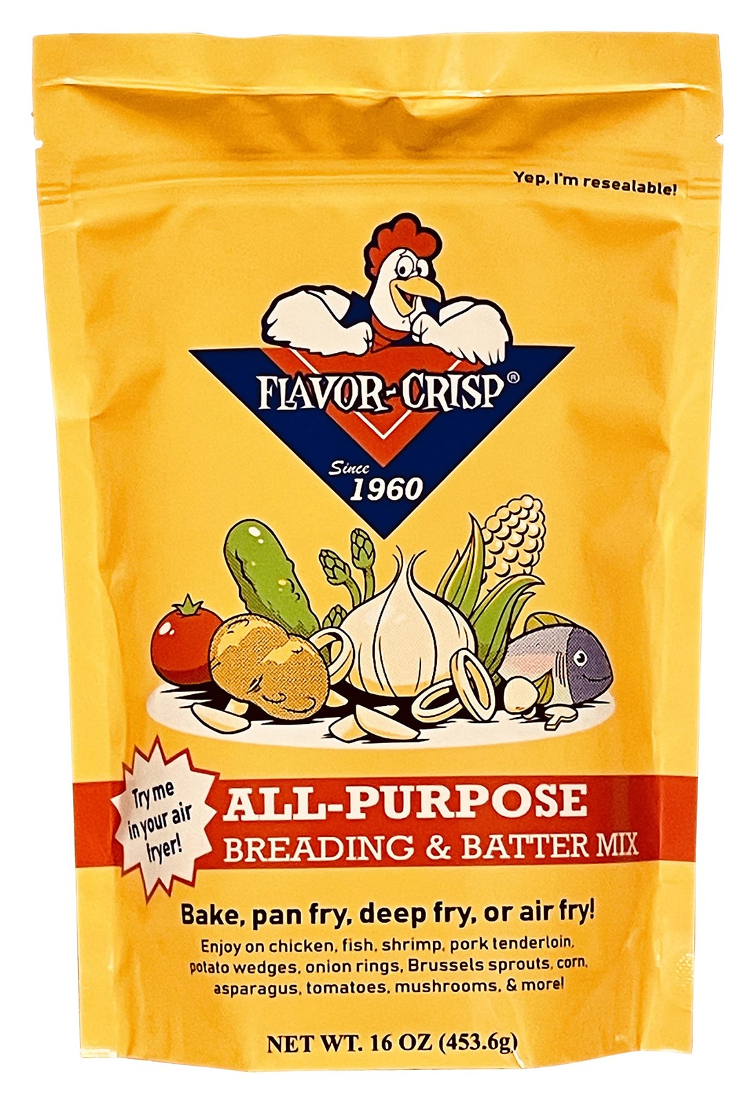 Flavor-Crisp All-Purpose Breading & Batter Mix for Chicken, Fish, & 16 Ounce
